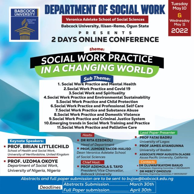 Babcock social work conference